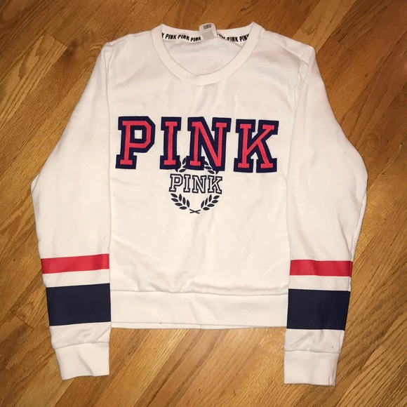 PINK Victoria's Secret Tops - Pink Victoria Secret sweatshirt.